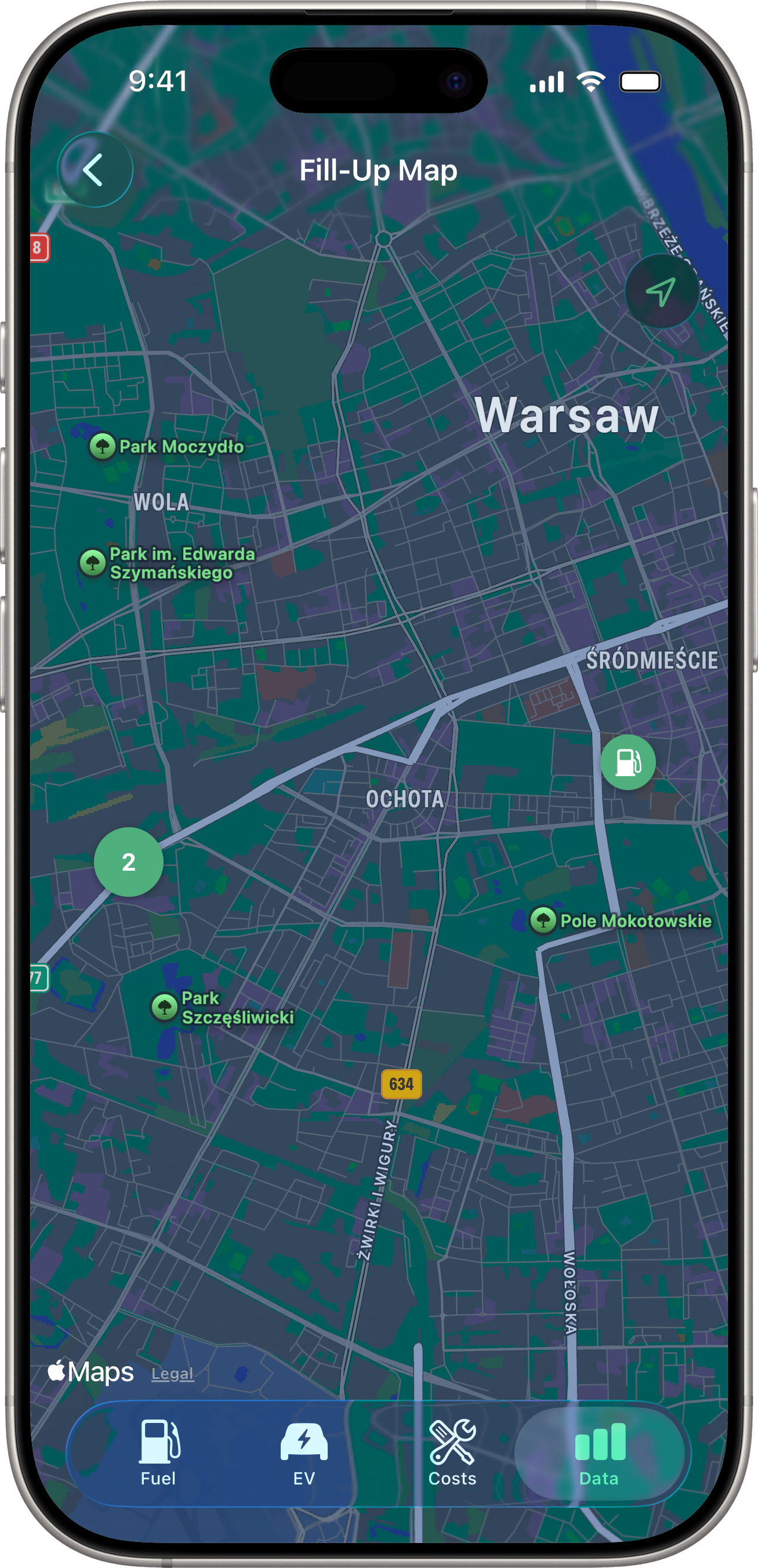 Drivest — Map