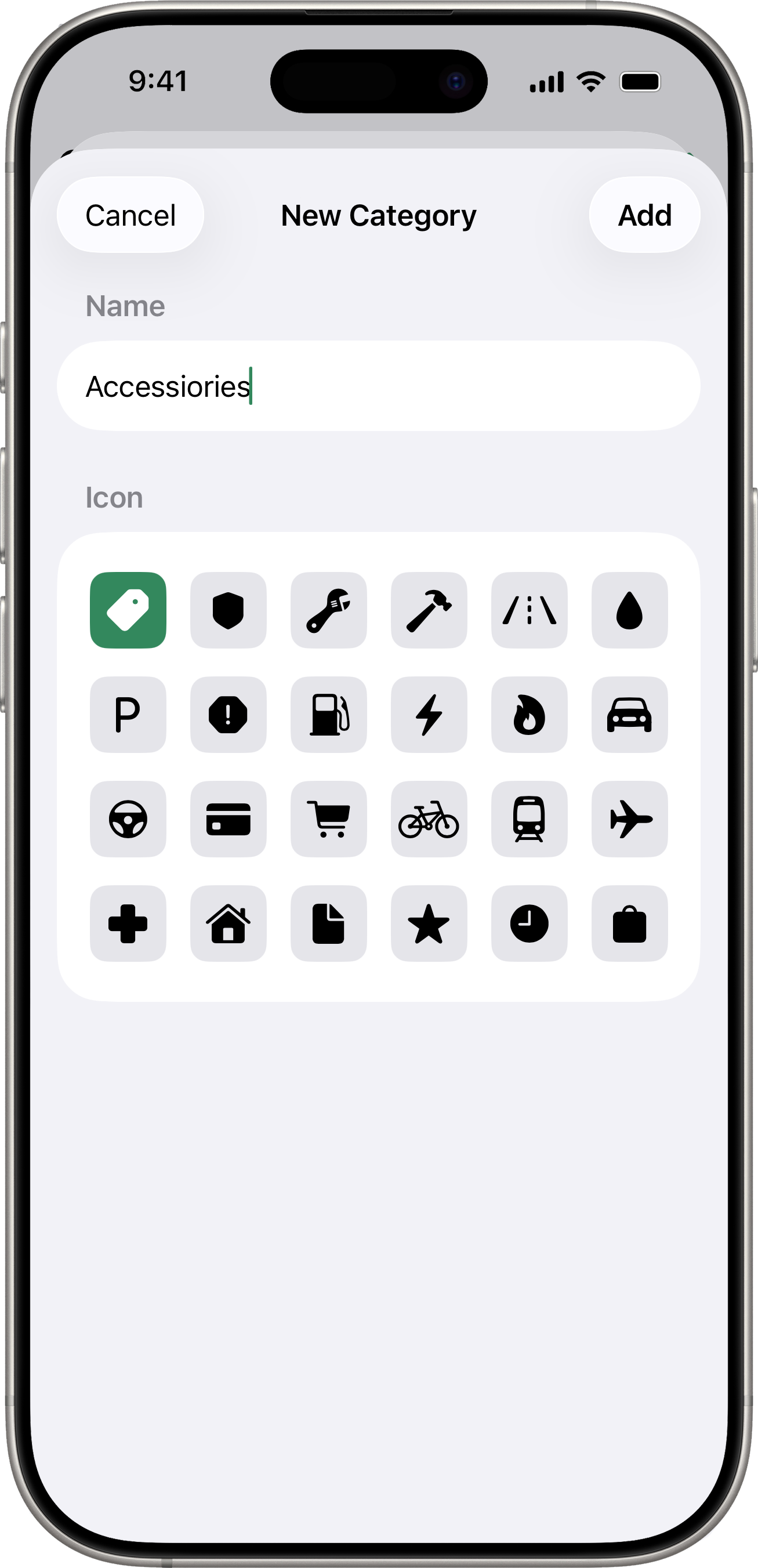 New category