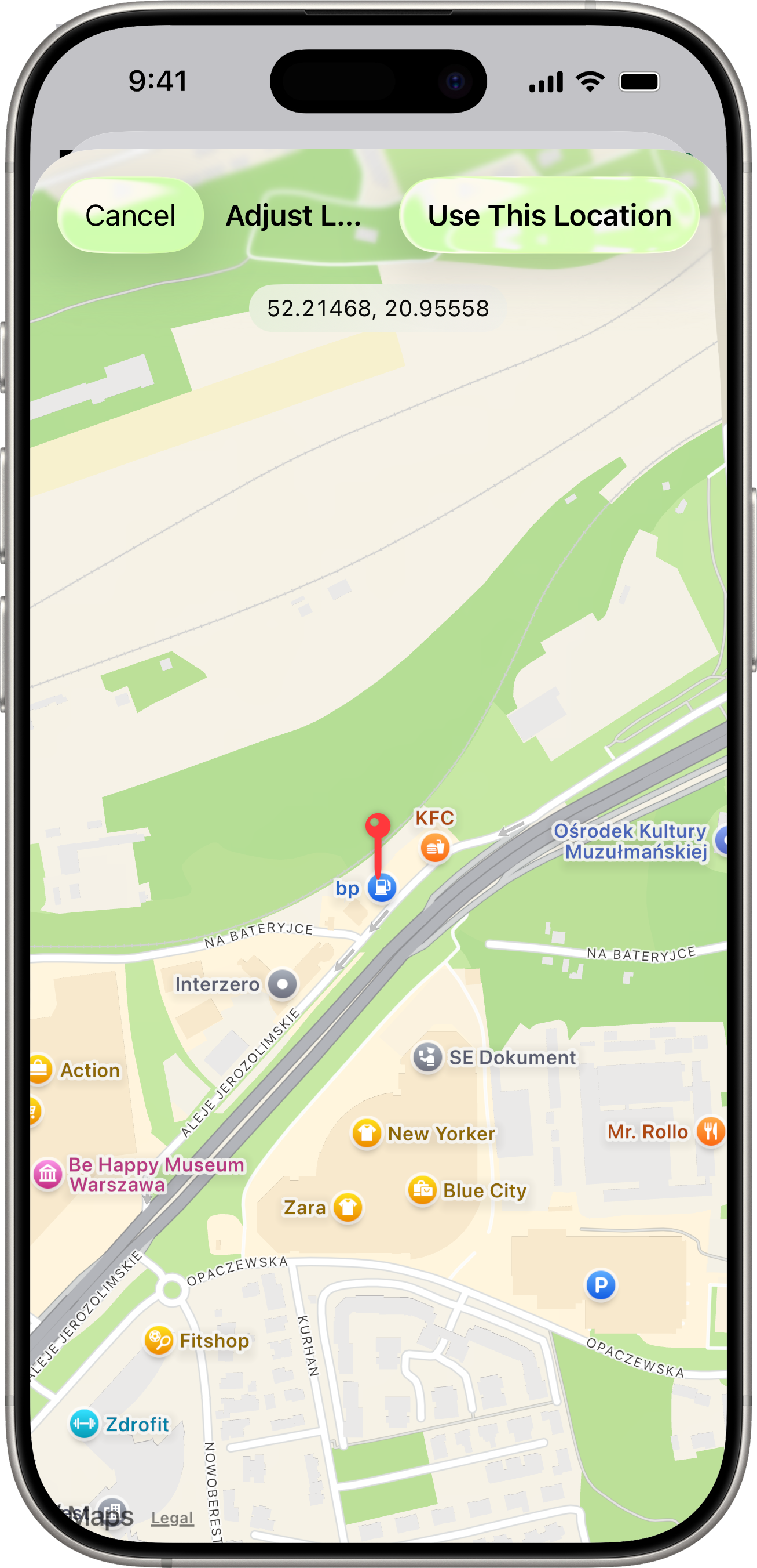 Location capture