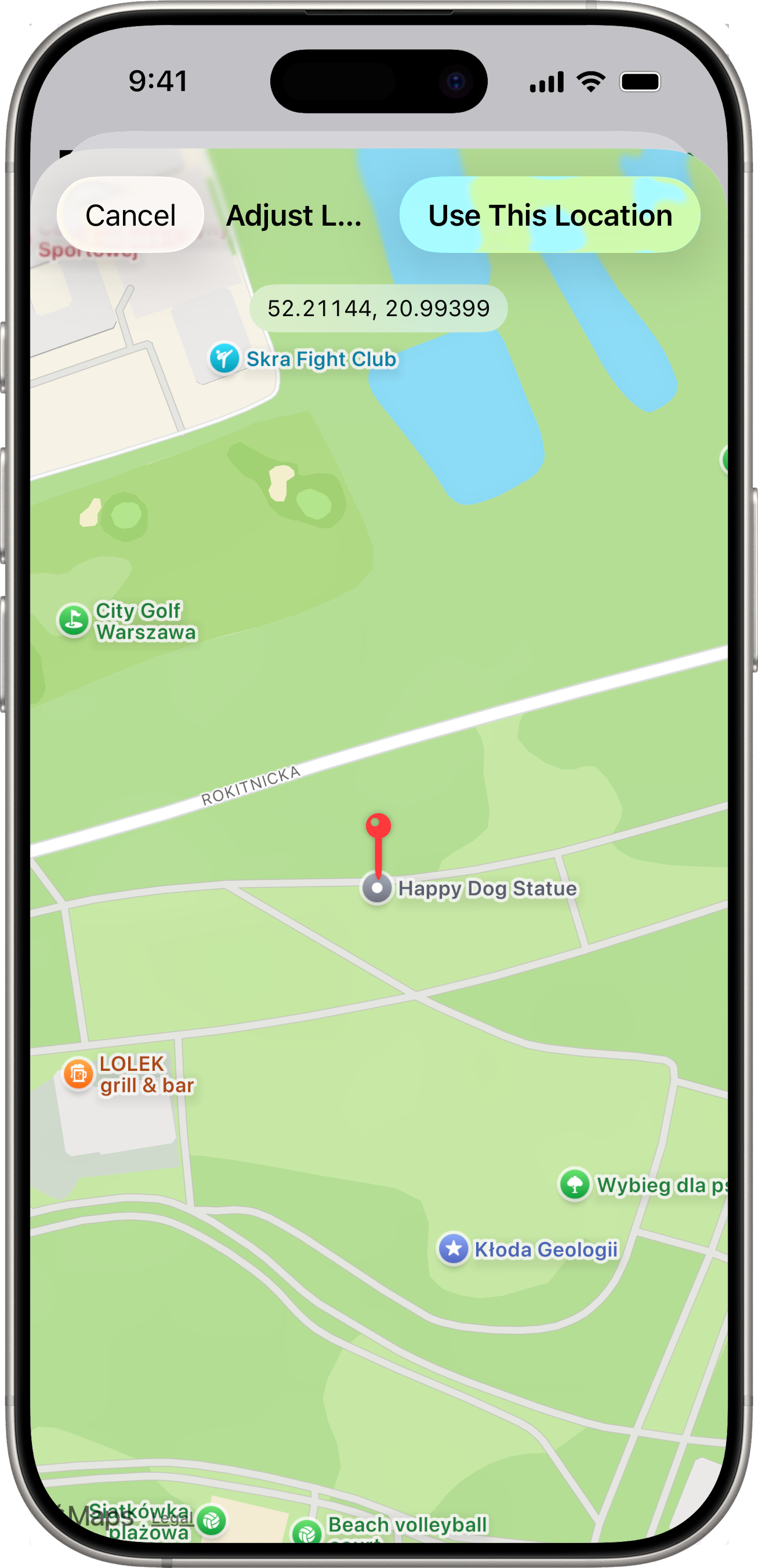 Location map picker