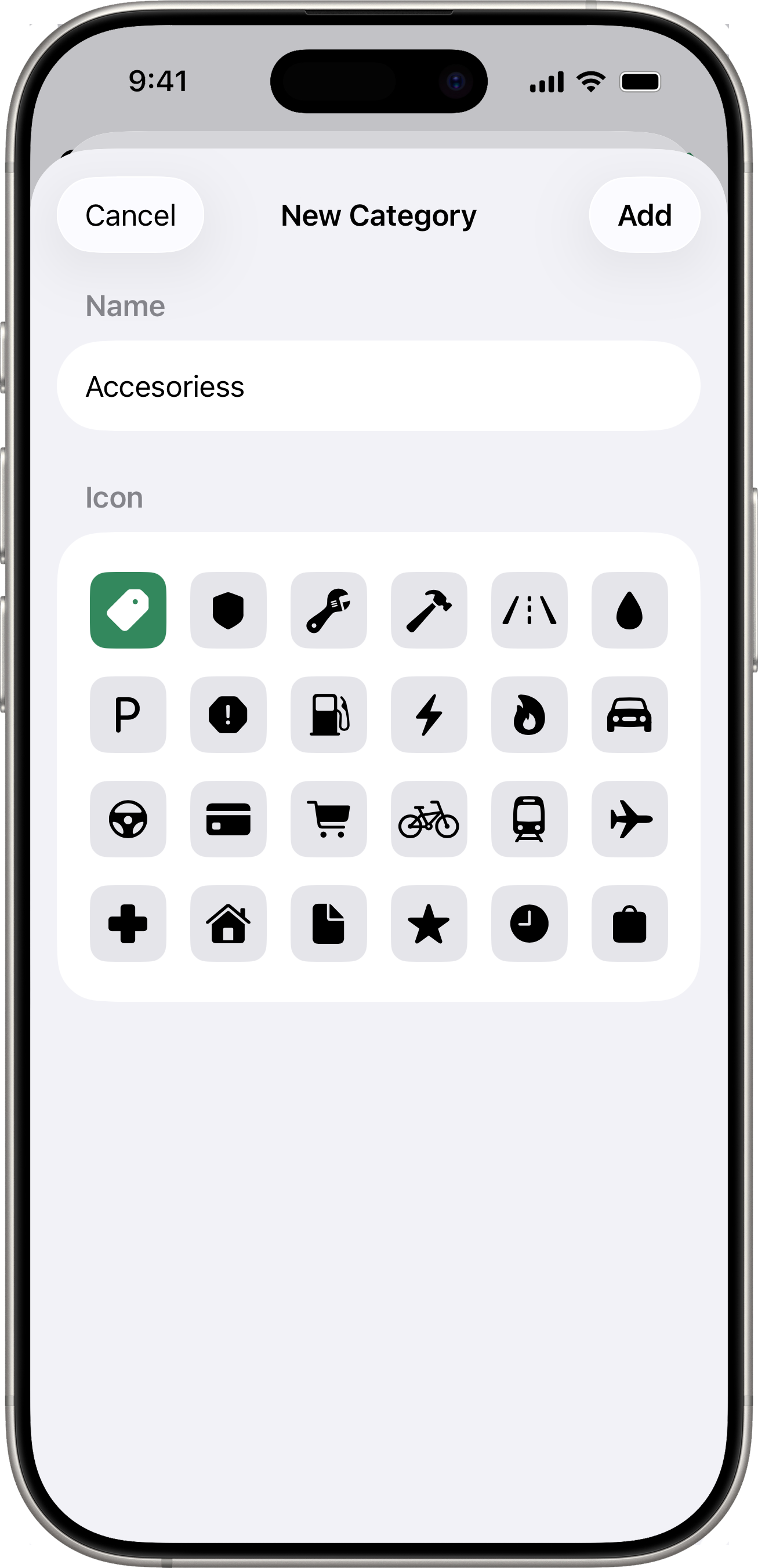 New category